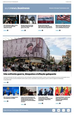 Cover of Euronews Business (Portuguese)