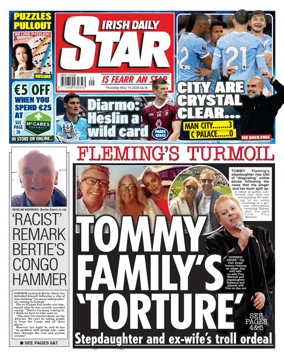 Cover of Irish Daily Star