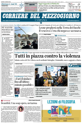 Cover of Corriere del Mezzogiorno (Campania)