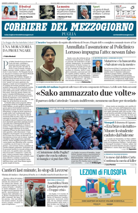 Cover of Corriere del Mezzogiorno (Puglia)