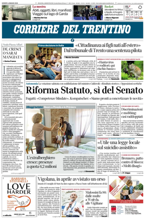 Cover of Corriere del Trentino