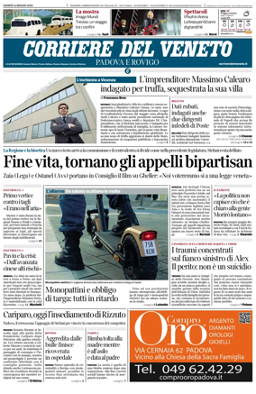 Cover of Corriere del Veneto (Padova e Rovigo)