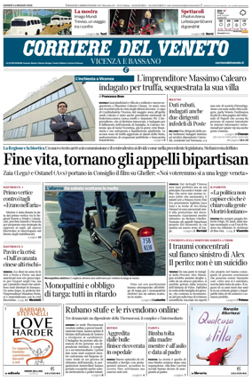 Cover of Corriere del Veneto (Vicenza e Bassano)