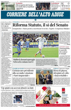 Cover of Corriere dell'Alto Adige