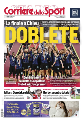 Cover of Corriere dello Sport