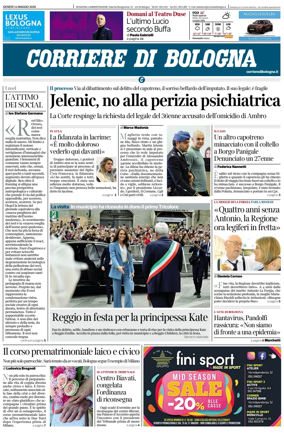 Cover of Corriere di Bologna