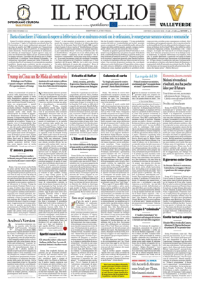 Cover of Il Foglio Quotidiano