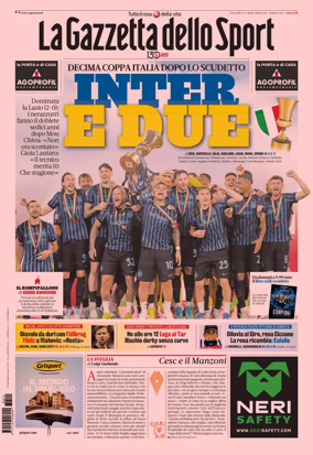 Cover of La Gazzetta dello Sport - Milano