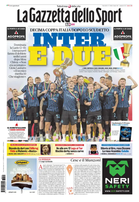 Cover of La Gazzetta dello Sport - Roma