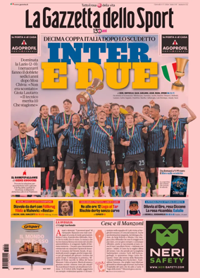 Cover of La Gazzetta dello Sport