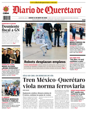 Cover of Diario de Queretaro