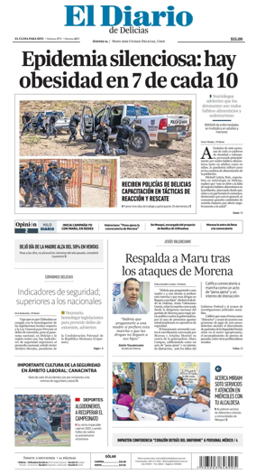 Cover of El Diario de Delicias