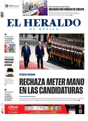 Cover of El Heraldo de Mexico