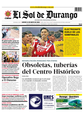 Cover of El Sol de Durango