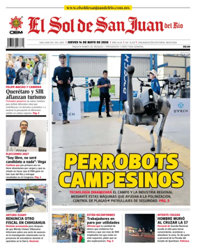 Cover of El Sol de San Juan del Rio