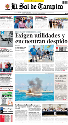 Cover of El Sol de Tampico