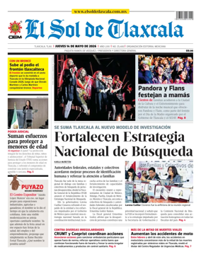 Cover of El Sol de Tlaxcala