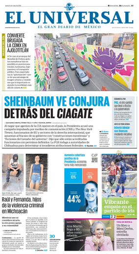 Cover of El Universal