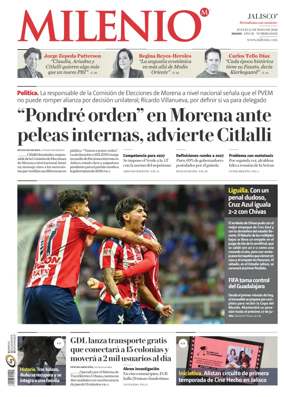 Cover of Milenio Jalisco