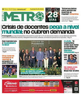 Cover of Publimetro Guadalajara