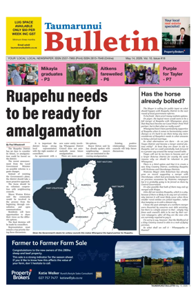 Cover of Taumarunui Bulletin