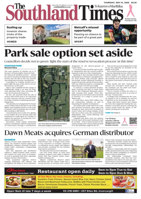 Cover of The Southland Times