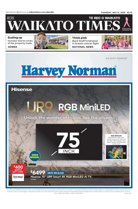 Cover of Waikato Times