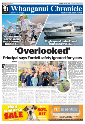 Cover of Whanganui Chronicle