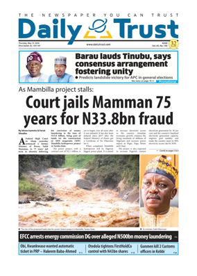 Cover of Daily Trust