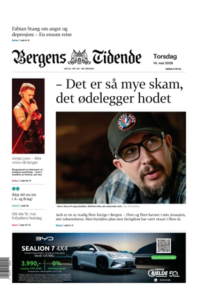 Cover of Bergens Tidende