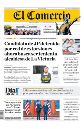 Cover of Diario El Comercio