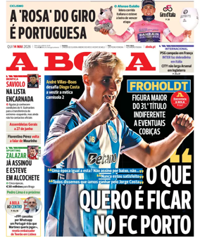 Cover of A BOLA (Portuguese)