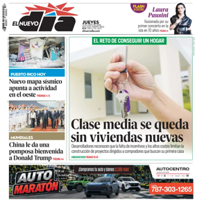Cover of El Nuevo Dia