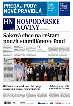 Cover of Hospodarske noviny