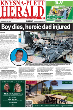 Cover of Knysna-Plett Herald
