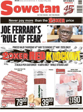 Cover of Sowetan