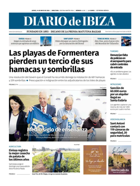 Cover of Diario de Ibiza
