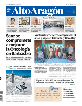 Cover of Diario del Alto Aragon