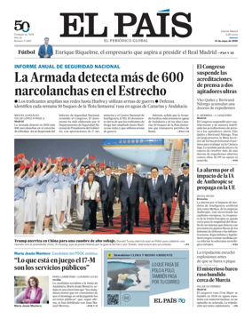 Cover of El Pais Madrid