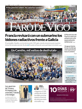 Cover of Faro de Vigo