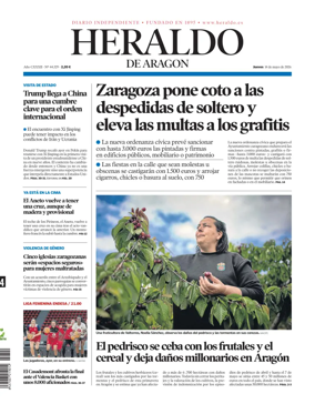 Cover of Heraldo de Aragon