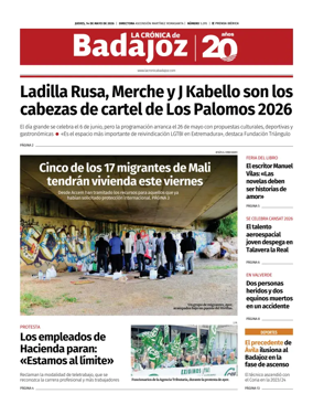 Cover of La Cronica de Badajoz BE
