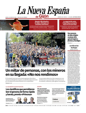 Cover of La Nueva Espana (Gijon)