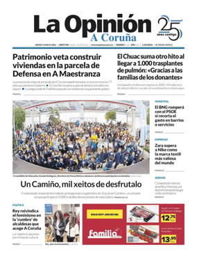 Cover of La Opinion de A Coruna