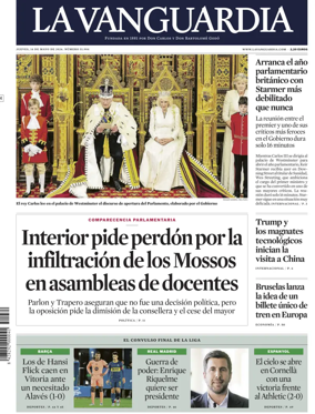 Cover of La Vanguardia (1st Edition)