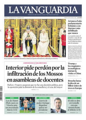 Cover of La Vanguardia