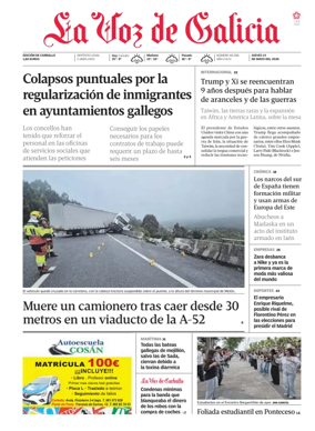 Cover of La Voz de Galicia (Carballo)
