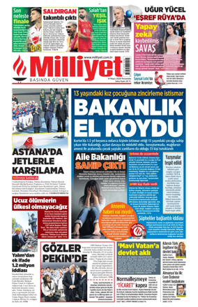 Cover of Milliyet