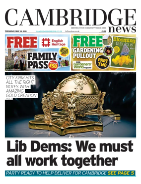 Cover of Cambridge News