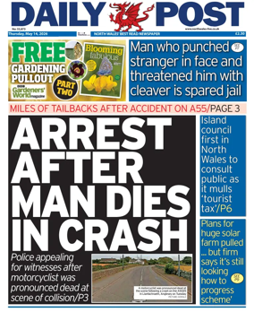 Cover of Daily Post (North Wales)